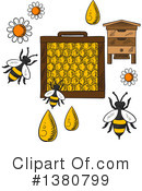 Beekeeping Clipart #1380799 by Vector Tradition SM