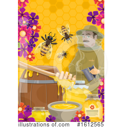 Beekeeper Clipart #1612565 by Vector Tradition SM