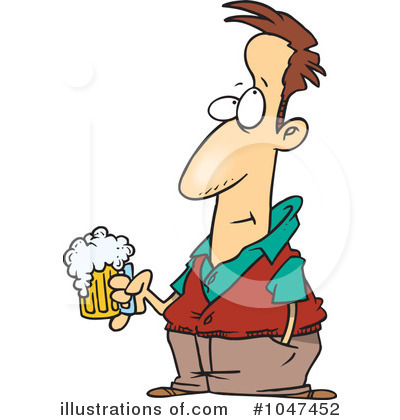 Royalty-Free (RF) Beer Clipart Illustration by toonaday - Stock Sample #1047452