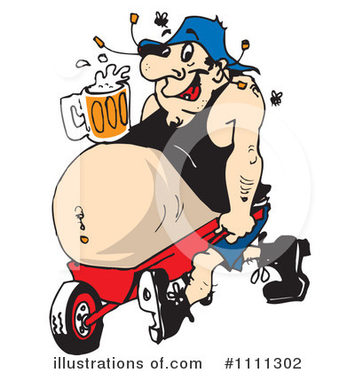Royalty-Free (RF) Beer Clipart Illustration by Dennis Holmes Designs - Stock Sample #1111302