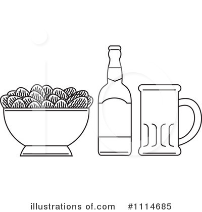 Royalty-Free (RF) Beer Clipart Illustration by patrimonio - Stock Sample #1114685