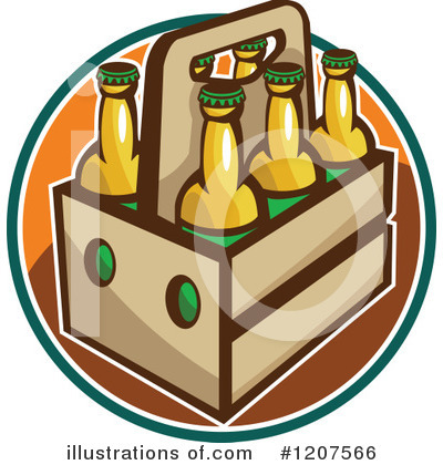 Royalty-Free (RF) Beer Clipart Illustration by patrimonio - Stock Sample #1207566