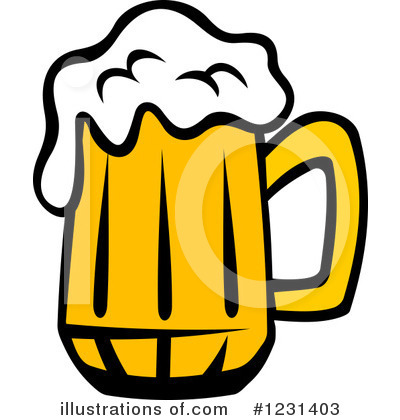 Royalty-Free (RF) Beer Clipart Illustration by Vector Tradition SM - Stock Sample #1231403