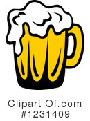 Beer Clipart #1231409 by Vector Tradition SM