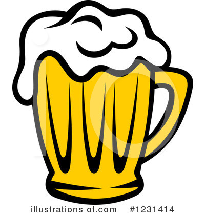 Royalty-Free (RF) Beer Clipart Illustration by Vector Tradition SM - Stock Sample #1231414