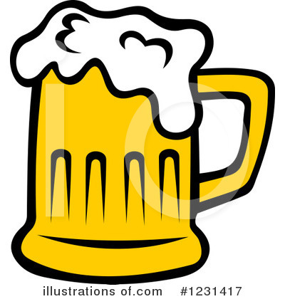 Royalty-Free (RF) Beer Clipart Illustration by Vector Tradition SM - Stock Sample #1231417