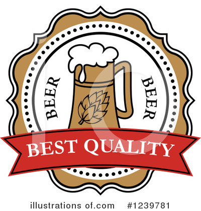 Royalty-Free (RF) Beer Clipart Illustration by Vector Tradition SM - Stock Sample #1239781
