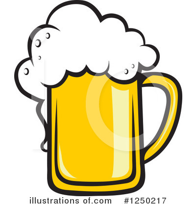 Royalty-Free (RF) Beer Clipart Illustration by Vector Tradition SM - Stock Sample #1250217