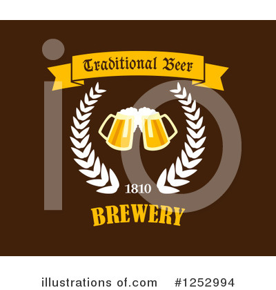 Royalty-Free (RF) Beer Clipart Illustration by Vector Tradition SM - Stock Sample #1252994