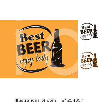 Royalty-Free (RF) Beer Clipart Illustration by Vector Tradition SM - Stock Sample #1254637