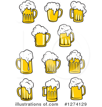 Royalty-Free (RF) Beer Clipart Illustration by Vector Tradition SM - Stock Sample #1274129