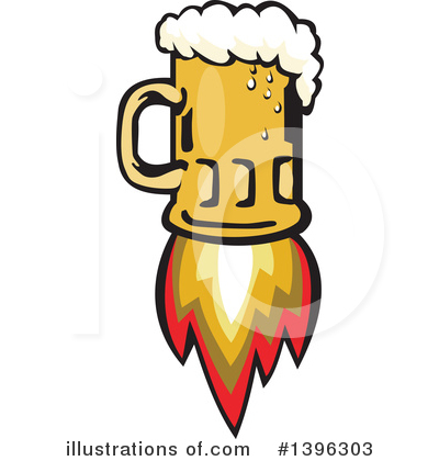 Royalty-Free (RF) Beer Clipart Illustration by patrimonio - Stock Sample #1396303