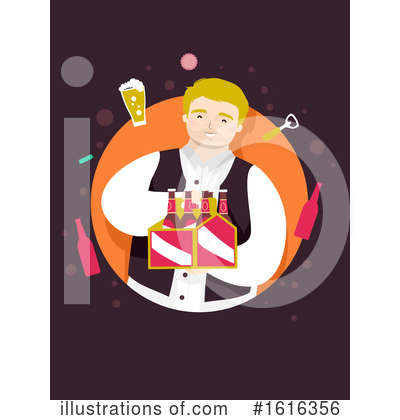 Royalty-Free (RF) Beer Clipart Illustration by BNP Design Studio - Stock Sample #1616356