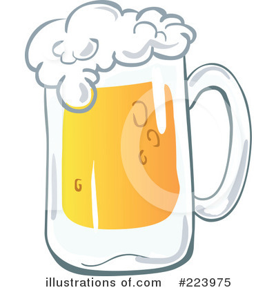 Royalty-Free (RF) Beer Clipart Illustration by yayayoyo - Stock Sample #223975