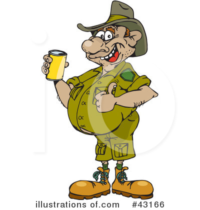 Royalty-Free (RF) Beer Clipart Illustration by Dennis Holmes Designs - Stock Sample #43166