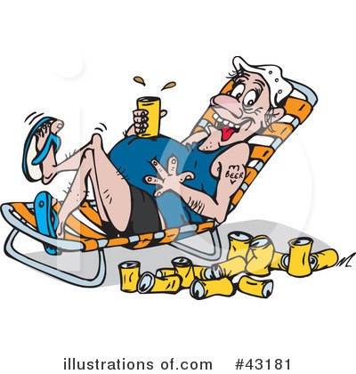Royalty-Free (RF) Beer Clipart Illustration by Dennis Holmes Designs - Stock Sample #43181