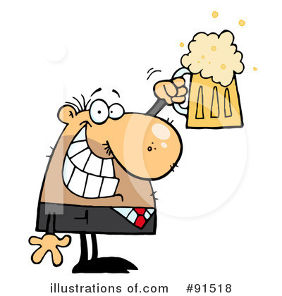 Royalty-Free (RF) Beer Clipart Illustration by Hit Toon - Stock Sample #91518