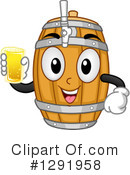 Beer Keg Clipart #1291958 by BNP Design Studio