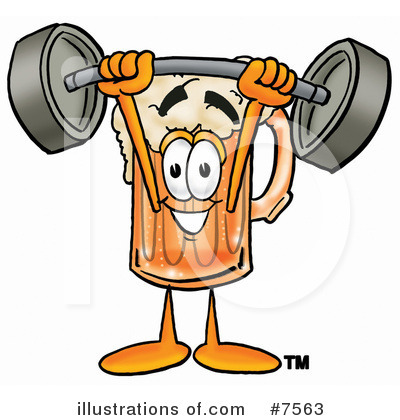 Royalty-Free (RF) Beer Mug Clipart Illustration by Mascot Junction - Stock Sample #7563