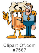 Beer Mug Clipart #7587 by Mascot Junction