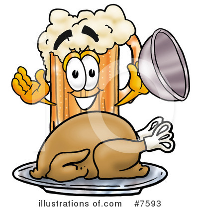 Royalty-Free (RF) Beer Mug Clipart Illustration by Mascot Junction - Stock Sample #7593