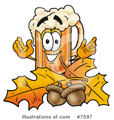 Royalty-Free (RF) Beer Mug Clipart Illustration by Mascot Junction - Stock Sample #7597