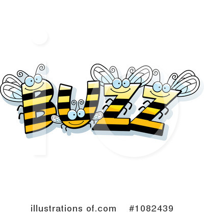 Royalty-Free (RF) Bees Clipart Illustration by Cory Thoman - Stock Sample #1082439