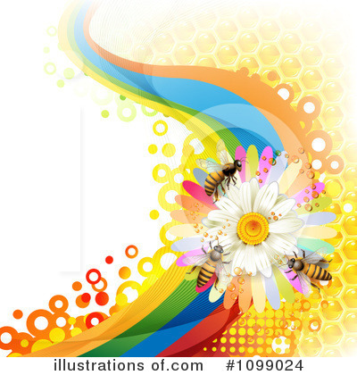 Royalty-Free (RF) Bees Clipart Illustration by merlinul - Stock Sample #1099024