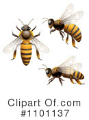 Bees Clipart #1101137 by merlinul