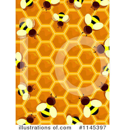 Honeycomb Clipart #1145397 by BNP Design Studio