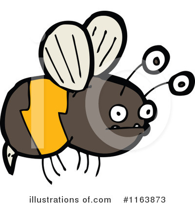 Royalty-Free (RF) Bees Clipart Illustration by lineartestpilot - Stock Sample #1163873