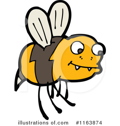 Royalty-Free (RF) Bees Clipart Illustration by lineartestpilot - Stock Sample #1163874