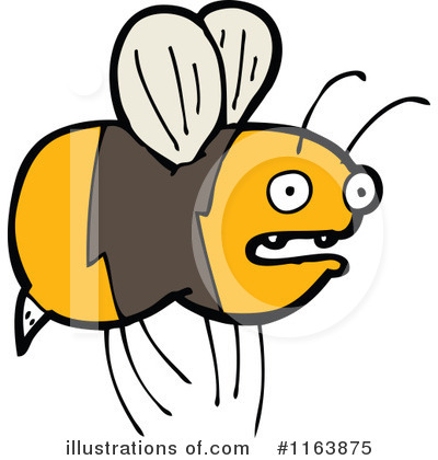 Royalty-Free (RF) Bees Clipart Illustration by lineartestpilot - Stock Sample #1163875
