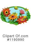 Bees Clipart #1190990 by Amy Vangsgard