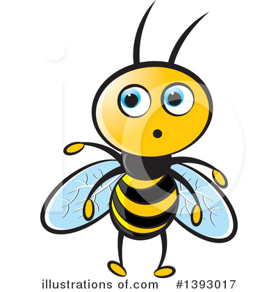 Bee Clipart #1393017 by Lal Perera