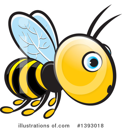 Bee Clipart #1393018 by Lal Perera