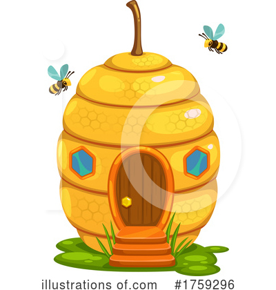 Royalty-Free (RF) Bees Clipart Illustration by Vector Tradition SM - Stock Sample #1759296