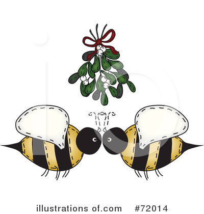 Royalty-Free (RF) Bees Clipart Illustration by inkgraphics - Stock Sample #72014