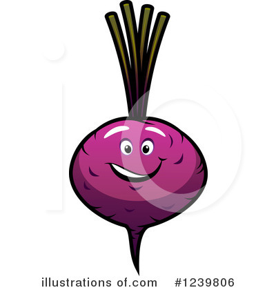 Royalty-Free (RF) Beet Clipart Illustration by Vector Tradition SM - Stock Sample #1239806
