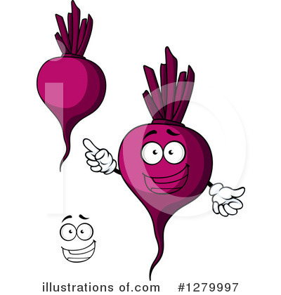 Royalty-Free (RF) Beet Clipart Illustration by Vector Tradition SM - Stock Sample #1279997