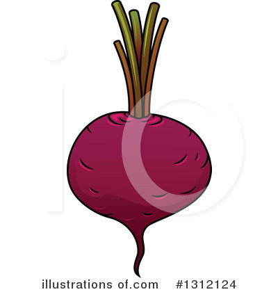 Royalty-Free (RF) Beet Clipart Illustration by Vector Tradition SM - Stock Sample #1312124