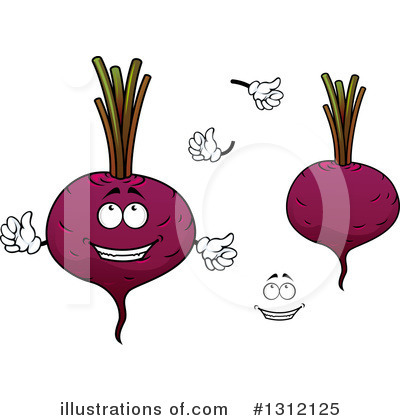 Royalty-Free (RF) Beet Clipart Illustration by Vector Tradition SM - Stock Sample #1312125
