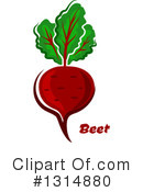 Beet Clipart #1314880 by Vector Tradition SM