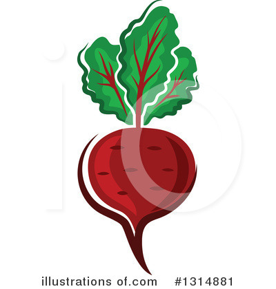 Royalty-Free (RF) Beet Clipart Illustration by Vector Tradition SM - Stock Sample #1314881