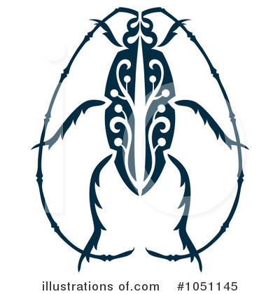 Royalty-Free (RF) Beetle Clipart Illustration by Cherie Reve - Stock Sample #1051145