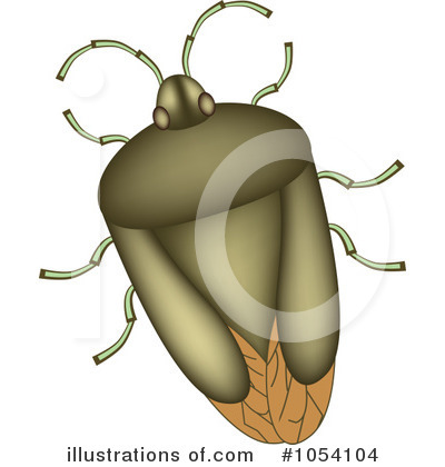 Royalty-Free (RF) Beetle Clipart Illustration by vectorace - Stock Sample #1054104