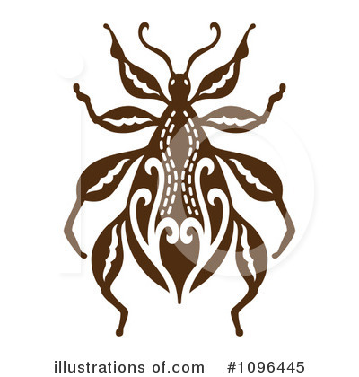 Royalty-Free (RF) Beetle Clipart Illustration by Cherie Reve - Stock Sample #1096445