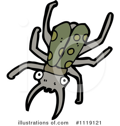 Royalty-Free (RF) Beetle Clipart Illustration by lineartestpilot - Stock Sample #1119121
