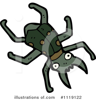 Royalty-Free (RF) Beetle Clipart Illustration by lineartestpilot - Stock Sample #1119122