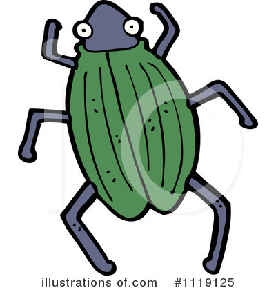 Royalty-Free (RF) Beetle Clipart Illustration by lineartestpilot - Stock Sample #1119125